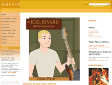 Tablet Screenshot of joelrivard.com